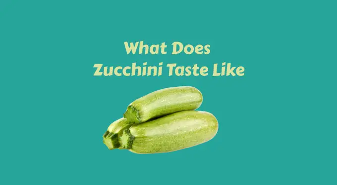 What does zucchini taste like