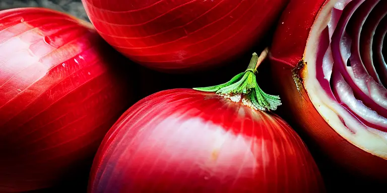 Texture red onions