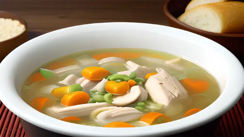 how to freeze chicken soup