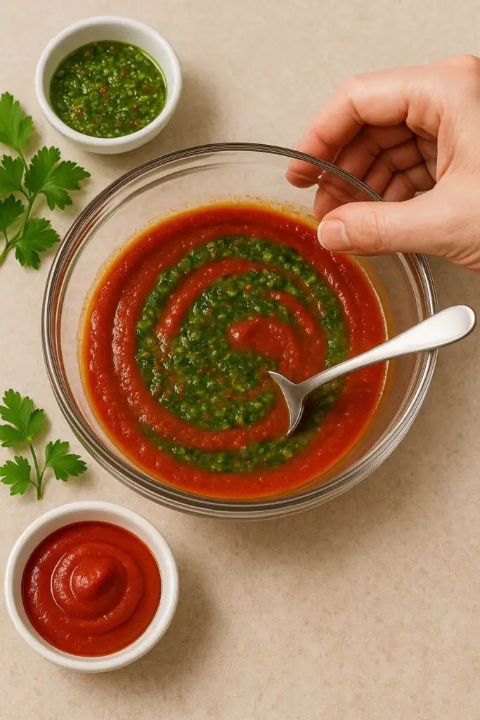 Delicious Pizza Sauce Recipe Using Chimichurri Sauce 3 Delicious Pizza Sauce Recipe