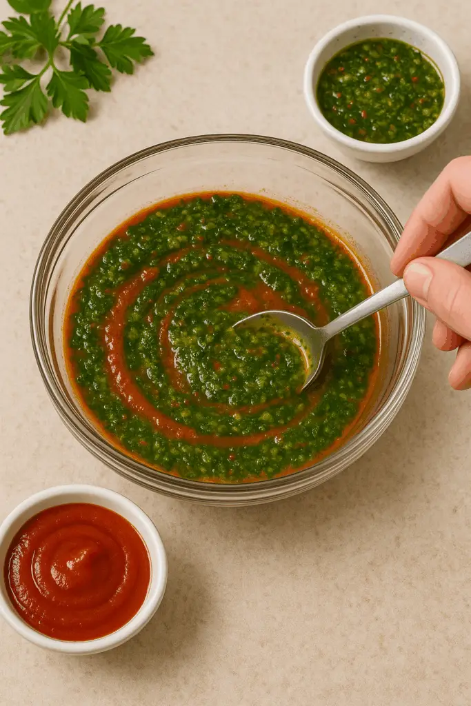 Delicious Pizza Sauce Recipe Using Chimichurri Sauce 2 Herbs and Spices to Use