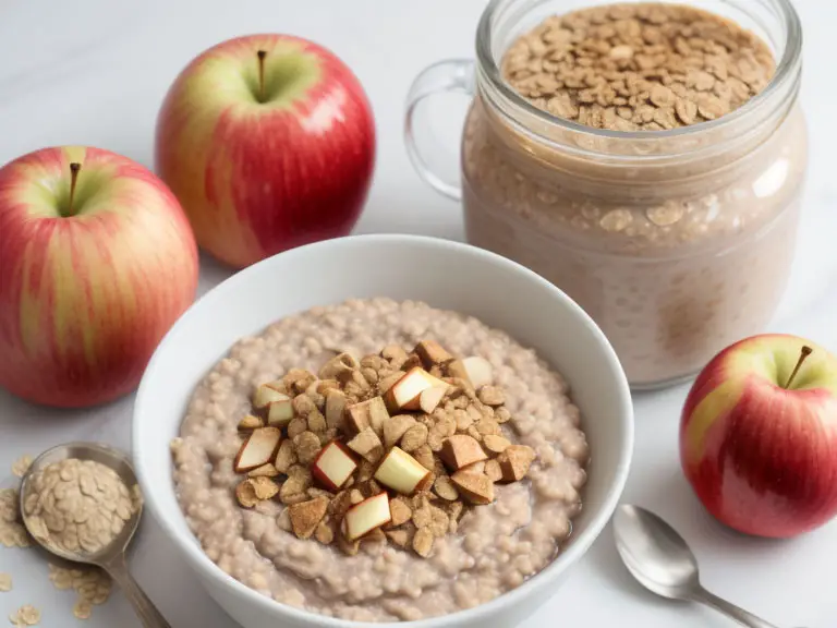 12 Delicious Raw Vegan Breakfast Recipes to Energize You 4 Apple Cinnamon Overnight “Oats”