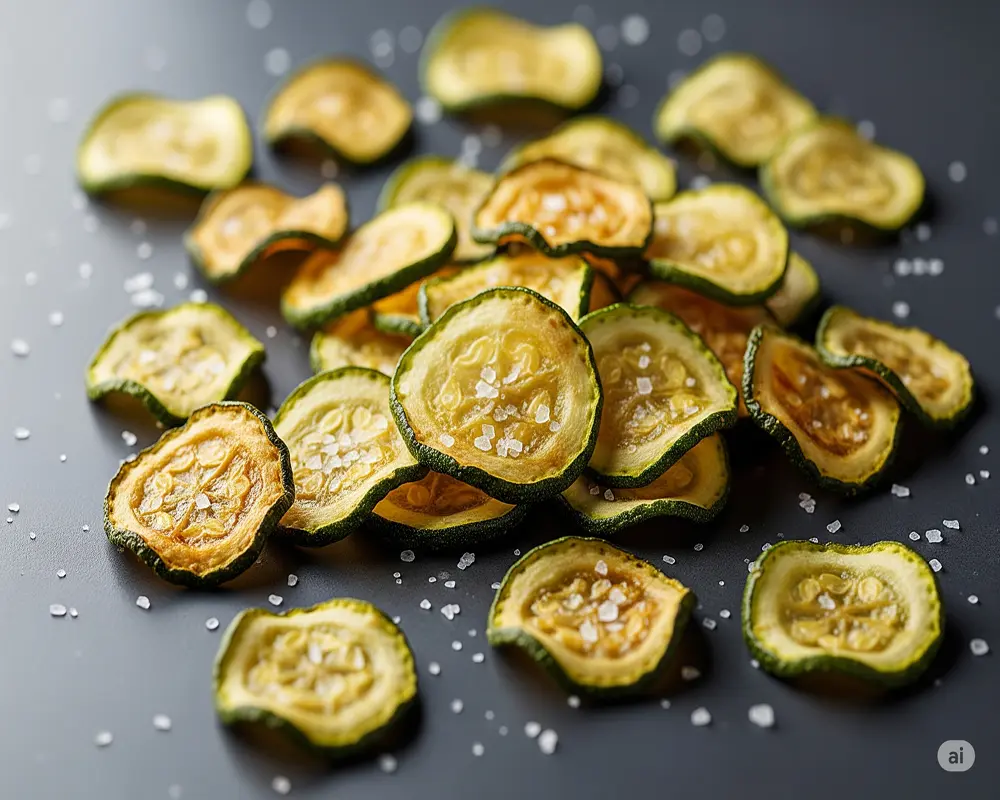 15 Low Carb Vegan Snacks for Every Craving 2 Zucchini Chips with Sea Salt