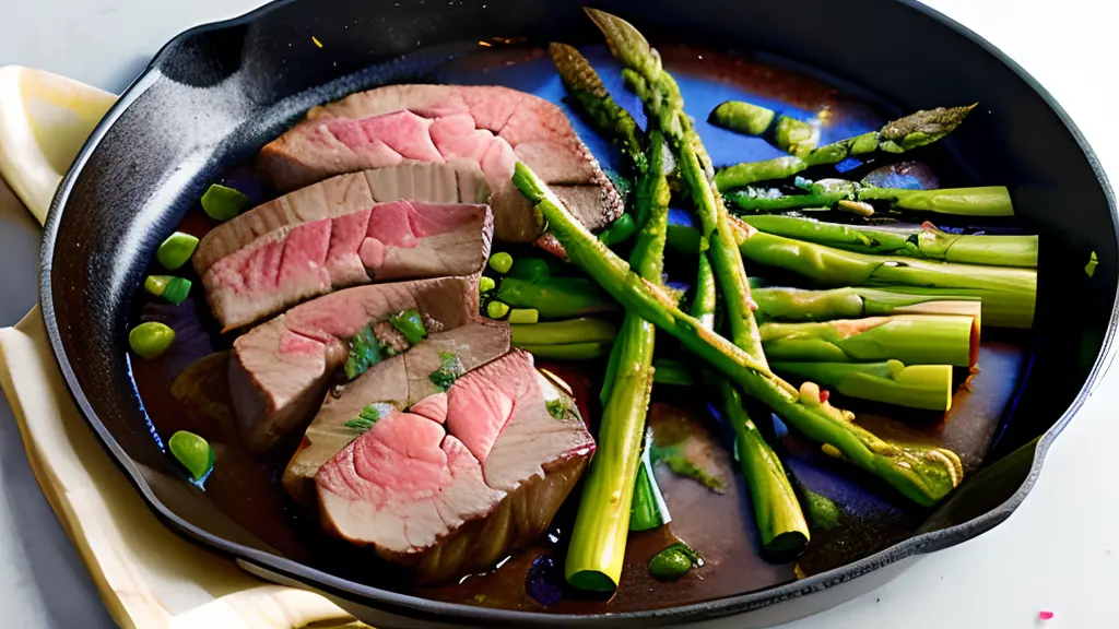 How to Cook Beef Steak with Asparagus: 5 Easy Recipes 1 Classic Pan-Seared Beef Steak with Roasted Asparagus