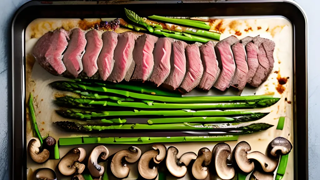 How to Cook Beef Steak with Asparagus: 5 Easy Recipes 3 Sheet Pan Beef Steak with Asparagus and Mushrooms